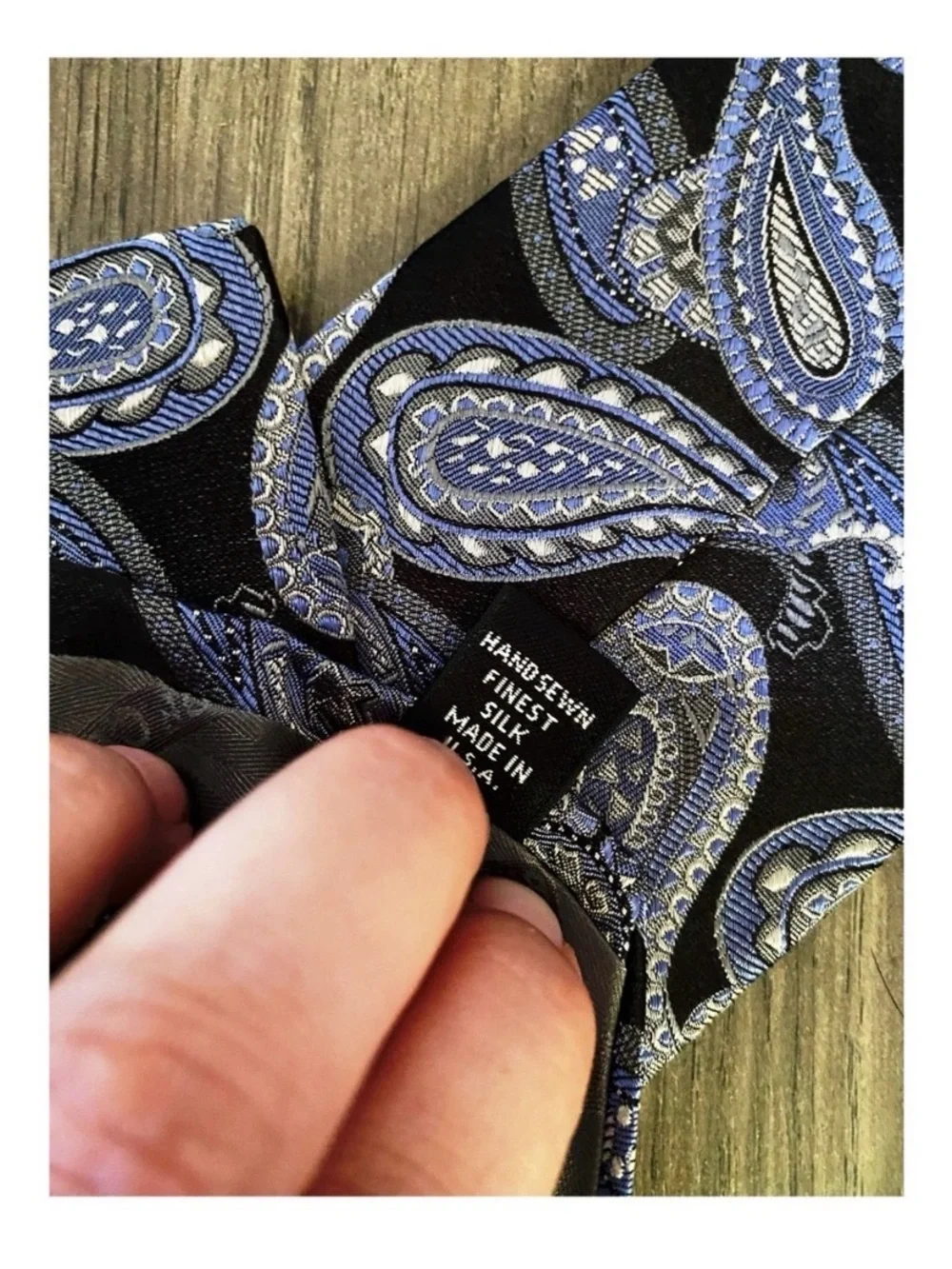 ROBERT TALBOTT Paisley Silk Tie
